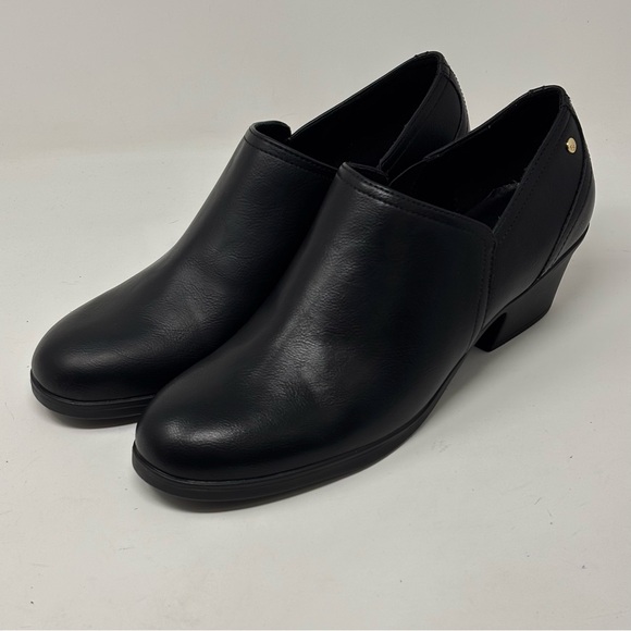Flex Step Shoes - Flex Step Black Slip On Booties Malcolm Size 11 NWT